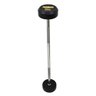 Barra Reta Montada 25 Kg Preto e Amarelo ahead Sports as3009 - 2