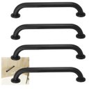 Ver imagem 1 de Alça de Apoio Aço Inox Barra 60cm Kit 4 Unidades Acessibilidade Idoso Deficiente Suporte Parede Prot