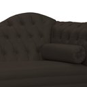 Ver imagem 2 de Recamier Divã Larissa Capitonê Lado Esquerdo Corino Cores - S.A Móveis - Marrom