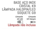 Ver imagem 4 de Lustre Cristal Legitimos Modern 20x20 Lindo Uso Quarto Salas