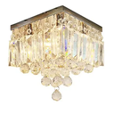 Ver imagem 2 de Lustre Cristal Legitimos Modern 20x20 Lindo Uso Quarto Salas