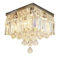Lustre Cristal Legitimos Modern 20x20 Lindo Uso Quarto Salas - 2