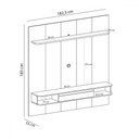 Ver imagem 4 de Sala de Estar Completa para Tv até 75 Polegadas Grecia Cinamomo/off White - Pnr Móveis