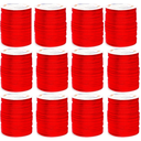 Ver imagem 1 de Kit com 12 Cetim Rabo de Rato 2mm Rolo com 50 M Vermelho