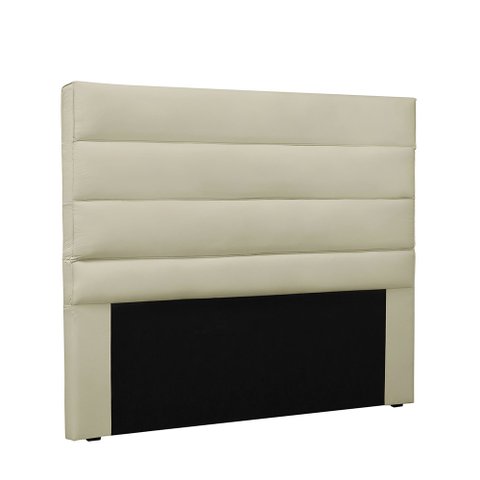 Cabeceira La Italiana Para Cama Box Queen 160 cm Corino - D’Rossi - Bege