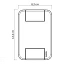 Ver imagem 2 de Conjunto 4x2 com 3 Interruptores Simples 10 a 250 V Tramontina Tablet Branco Tramontina