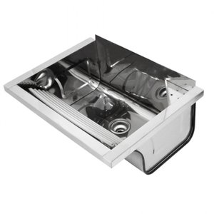 Tanque de Lavanderia Inox 35 Litros de Parede - Kit Completo