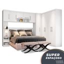 Ver imagem 2 de Guarda Roupas Queen Modulado Com 10 Portas Star Branco
