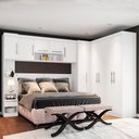 Ver imagem 1 de Guarda Roupas Queen Modulado Com 10 Portas Star Branco