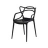 Kit 02 Cadeiras de Jantar Cozinha Área Externa Allegra Master Preta - 2