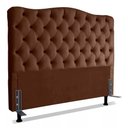 Ver imagem 1 de Cabeceira Cama Queen Size Box Casal Estofada 1,6 m Realeza:Corino Marrom