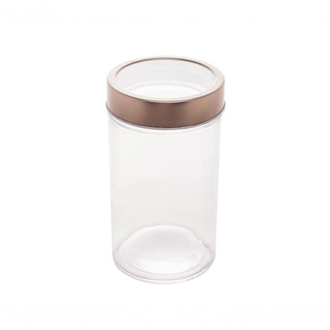 Pote de Vidro com Tampa Acrílico Gastro Rosê 500ml Mantimentos - Lyor