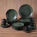 Ver imagem 2 de Aparelho de Jantar Porto Brasil Orgânico Arauco 30 Peças Cerâmica Stoneware Verde Mesa Posta
