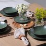 Aparelho de Jantar Porto Brasil Orgânico Arauco 30 Peças Cerâmica Stoneware Verde Mesa Posta - 4