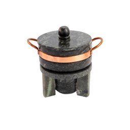 Churrasqueira Oval 31 Cm com 02 Panelas 500 e 800 Ml e Rechauds + 6 Garfinhos de Fondue - 3