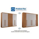 Ver mais imagens de Guarda Roupa Casal 6 Portas e 4 Gavetas Denver Naturale-off White Rufato