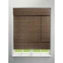 Ver imagem 2 de Persiana Bambu Romana Tabaco 100 (L) X 220 (A) cm Cortina Madeira C/ Bandô 1,00 x 2,20 Marrom Escuro