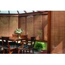 Ver imagem 4 de Persiana Bambu Romana Tabaco 100 (L) X 220 (A) cm Cortina Madeira C/ Bandô 1,00 x 2,20 Marrom Escuro