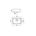 Ver imagem 2 de Cuba de Embutir 47x32x18 Alto Brilho Invicta Docol