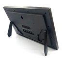 Ver imagem 2 de Relógio de Parede ou Mesa Digital Lcd Calendário Termômetro Madeira Escura Herweg 6438 Único