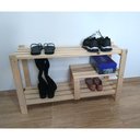 Ver imagem 6 de Sapateira Madeira Lótus 03 Prateleiras Para 12 Calçados Madeicenter