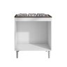 Balcão Para Cooktop Armário De Cozinha Andréia - AJL Móveis - Branco - 2