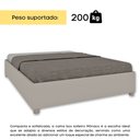 Ver imagem 6 de Cama Casal em MDP 193cm X 144cm Mônaco  