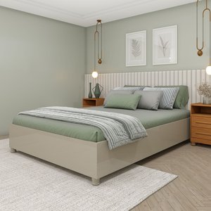 Cama Casal em MDP 193cm X 144cm Mônaco  