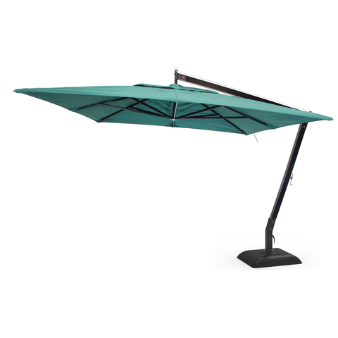 Ombrelone Std Lateral Plus 3.0x3.0 Alumínio 12.0.022 + Inox Cor: Verde Militar