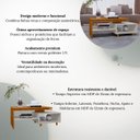 Ver imagem 3 de Mesa de Centro Lima Tampo Duplo com Pés em Madeira Maciça:naturalle-off-white