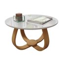 Ver imagem 2 de Mesa de Centro Redonda 100% MDF 50cm Rubi Branco