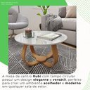 Ver imagem 5 de Mesa de Centro Redonda 100% MDF 50cm Rubi Branco