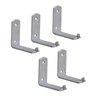 Kit 5 Suporte Para Extintor de Incêndio Chapa L 2 Furo 6x5cm Duralar 5Xe1558METAL - 1