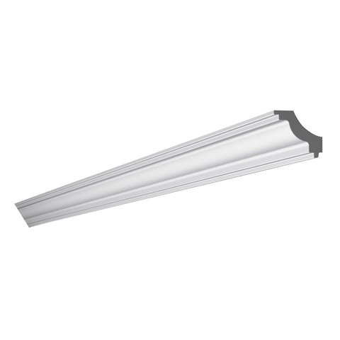 Moldura de Teto Rodateto de POLIESTIRENOM8METRO Linear Branco Nmc Pisos