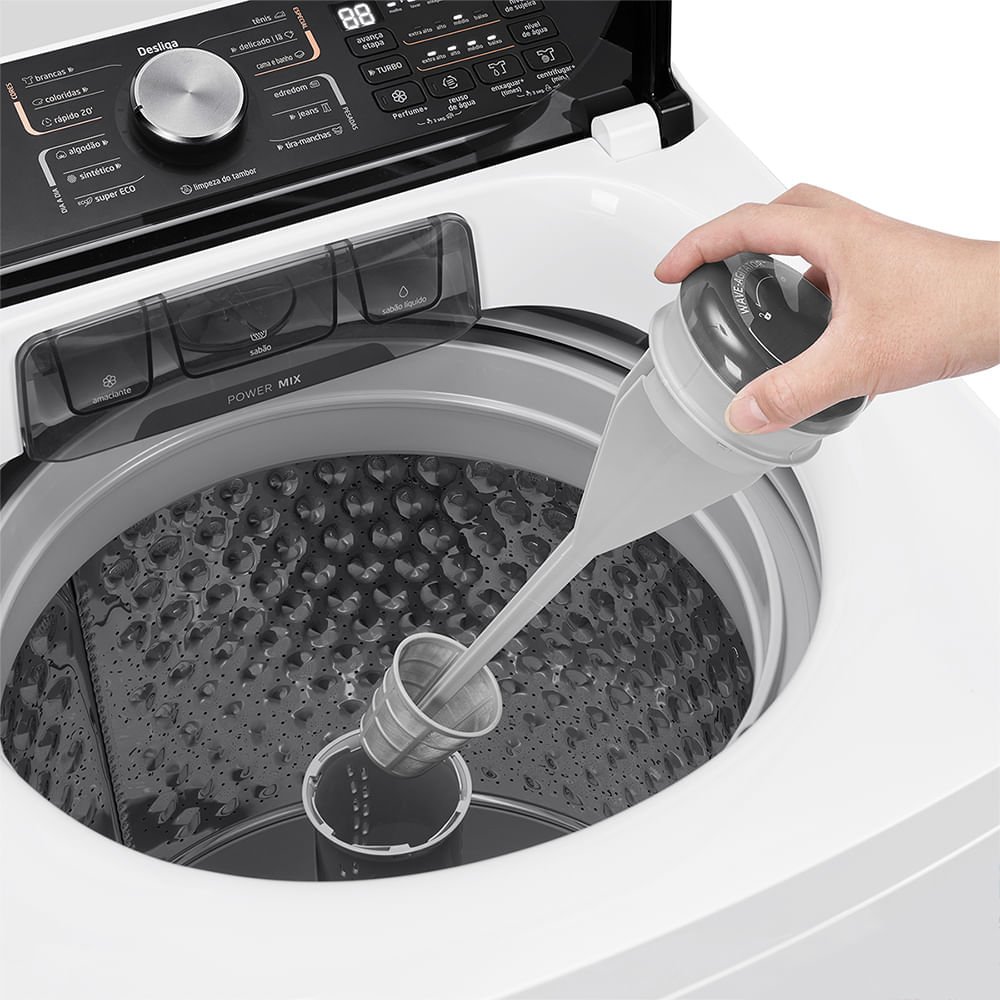 Máquina de Lavar 15kg midea wave agitator branca Ma512w150a/wkbr04 - 127v - 6