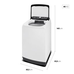 Máquina de Lavar 15kg midea wave agitator branca Ma512w150a/wkbr04 - 127v - 5