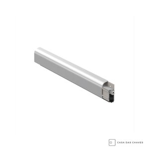 Veda Porta Grancasa 93cm Veda Porta Sobrepor 93cm Prata