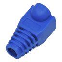 Ver imagem 5 de Kit 100 Capas Protetoras P/conector Rj45 Utp Cat5 Cat6 Azul
