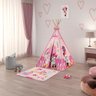 Conjunto Mini Cama com Dossel e Cabana Tenda Plata Rosa - 7