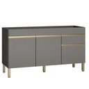 Ver imagem 1 de Balcão para Pia 150 Cm 3 Portas 1 Gaveta sem Tampo Kits Paraná