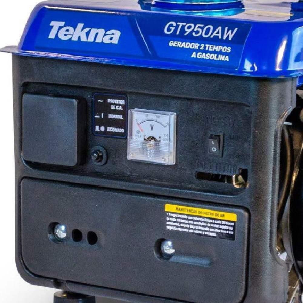 Gerador de Energia á Gasolina 2T GT950AW Monofásico 750W TEKNA - 5