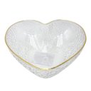 Ver imagem 1 de Tigela Coração Decorativa Livon 21x17cm para Mesa e Casa