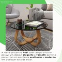 Ver imagem 5 de Mesa de Centro Redonda 100% MDF 50cm Rubi Preto