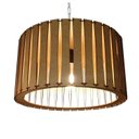 Ver imagem 1 de Lustre Luminária Pendente de Madeira MDF Mod. Rome