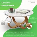 Ver imagem 3 de Mesa de Centro Redonda 100% MDF 50cm Rubi Branco