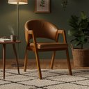 Ver imagem 4 de Cadeira Sala de Jantar Premium com Braço Madeira Maciça Movellu Home