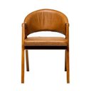 Ver imagem 2 de Cadeira Sala de Jantar Premium com Braço Madeira Maciça Movellu Home