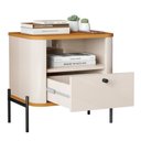 Ver imagem 4 de Mesa de Cabeceira Tucupí Slim Off Nature Preto JB Bechara