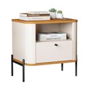 Ver imagem 3 de Mesa de Cabeceira Tucupí Slim Off Nature Preto JB Bechara