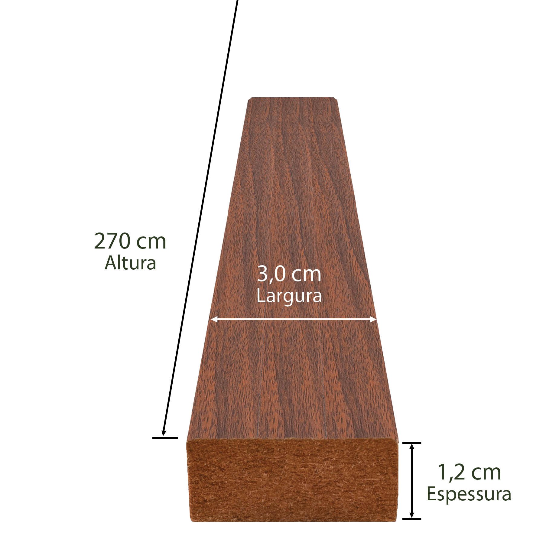 Barra de Acabamento Reta 3x1,2x270cm - 4